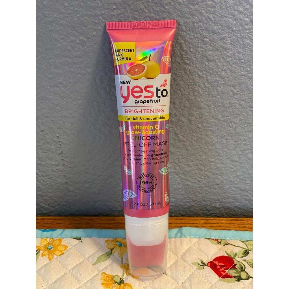 YES to grapefruit Brightening unicorn Peel off face mask 2oz